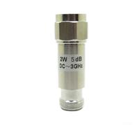 Mini RF Coaxial Attenuator 2W N Type Male to Female DC-3GHz 50 Ohm Fixed 1dB-40dB Signal Generator(5dB)