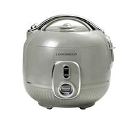 Mini Rice Cooker, 0.8L Portable Non-Stick Small Travel Cooker, 5-Cup (Uncooked)/8-Cup (Cooked) Rice Cooker for 1-3 People, Perfect for White/Brown Rice, Porridge, and Soup, Auto Keep Warm 12 hours