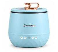 Mini Rice Cooker 1.8L, 4-in-1 Electric Pot, 6H Keep Warm | Rice • Porridge • Soup • Hot Pot • For 1-3 People • Clear-View Lid • Non-Stick Interior • Small Kitchens