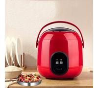 Mini Rice Cooker for 1 Personmini 1.2L Multicooker with Removable Non Stick Rice Pot 1-2 People Mini Household Rice Cooker,Red