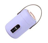 Mini Rice Cooker, Safe Electric Stewpot Insulated Portable for Home for Office (Purple)