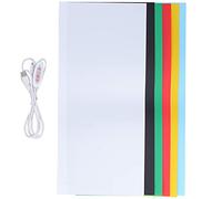 Mini Ring Lightbox Folding Photography Softbox LED Light Box with 6 Backdrops, 144 Lamp Beads, USB Powered - Adjustable Brightness, Portable Photo Studio for Jewelry and Small