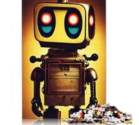 Mini Robot Puzzles for Adults 500 Pieces Puzzle Jigsaws for Adults Home Decoration Puzzle Toys 500pcs (52x38cm)