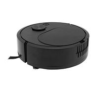 Mini Robot Vacuum Cleaner Smart Sweeping Robot Cordless Automatic Vacuum with 1 Button Start & Anti-Collision for Hardwood Floors Tile Carpet Pet Hair (Black)