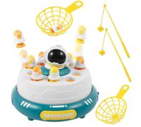 Mini Rocket Catching Music Games Toddler Educational Bounce and Catch Rocket Toy Interactive Rocket Bounce Game Board Games with Light and Music for Kids Boys Girls