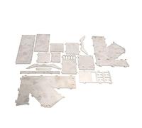 Mini Rocket Stove, Adjustable Air Intake and Independent Stove Door, Portable Backpacking Stove, Stainless Steel Detachable for Hikers Campers Outdoor Cooking Emergency Use