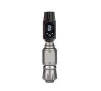 Mini Rocket Tattoo Machine Set With 2000 MAh Wireless Power Supply Interface Batteries Rotary Pen Kit Precision Drive(Silver Kit)