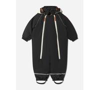 Mini Rodini Baby Alaska Panda Snowsuit in Black - Black - 6 Mths
