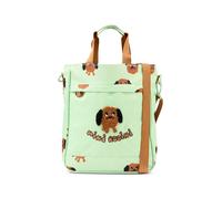 Mini Rodini dog-print tote bag - Green OS