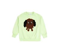 Mini Rodini Doggie Chenille sweatshirt - Green 80-86-92-98