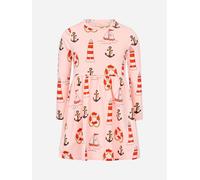 Mini Rodini Girls Dress - Pink - 1 - 4 Mths