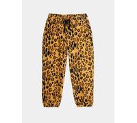 Mini Rodini Girls Leopard Joggers in Brown - Brown - 3 - 5 Yrs