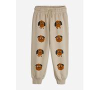 Mini Rodini Kids Doggies Joggers in Beige - Beige - 92-98 cm (1.5-3 Yrs)