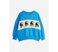 Mini Rodini Kids Panther Panel Sweatshirt in Blue - Navy - 92-98 cm (1.5-3 Yrs)