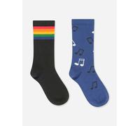 Mini Rodini Kids Rainbow 2 Pack Socks Set in Multicolour - Multicoloured - 16-19 (10-12 CM)