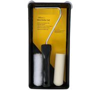 Mini Roller Set With Paint Tray For Walls And Corners - Small Paint Roller Set For Diy Touch-Up Jobs Home Painting Tight Spaces