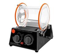 Mini Rotary Tumbler Surface Polisher Jewelry Polishing Finishing Machine Easy Four Wheel Axles for Hardware Stores, Jewelry Shop for Jewelry, Wood, Amber, Metal, Jade