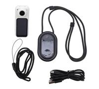 Mini Rotate Body Camera 1.47 Inch HD Screen, Thumb Camera 2.7K 180° Lens Angle, Portable Camcorder Mount Anywhere for Work Travel Sport Recording (White)