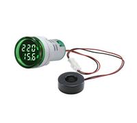 Mini Round Digital Display Indicator Mini Round with a Wide Measuring Range so This Will be an Choice The Reading is Clear This is Well-Made (Green)