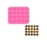 Mini Round Silicone Molds for Ear Studs Tiny Resin Mold Many Circles Silicone Molds, Epoxy Mould for DIY Earrings Jewelry Making Crafts, Chocolate Cake Mold