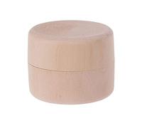 Mini Round Wooden Storage Boxes Ring Jewelry Box Holder DIY Storage Trinket Bearer Container Case Wedding Accessories