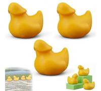 Mini Rubber Duck Squad, Ultimate Prank Duck, Funny Rubber Ducks for Car Dashboard Decoration, Gag Prank Toy for Adults, Novelty Desk Accessories for Friends, Party Favors (3PCS)