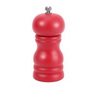 Mini Rubber Wooden Salt Pepper Grinder Paint Colorful Seasoning Spice Mills 4inch for Kitchen Use