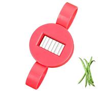 Mini Runner Bean Slicer, Sharp Manual Vegetable Cutter Tool, Easy to Use Uniform Slicer for Runner Beans Green Beans, Compact Kitchen Gadget for Home Cooking