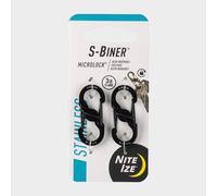 Mini S-lock Carabiner 2 pack, Black One Size