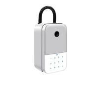 Mini Safe, Outdoor Smart Finrprint Key Box Stora Secret Key Lock Fusebox TTlock App Unlock Safety Box Padlock(TTLOCK-Finger)