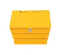 Mini Salt and Grit Bin with Locking Lid Yellow 50L 389111