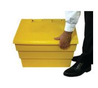 Mini Salt and Grit Bin Yellow 50L 389110