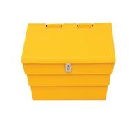 Mini Salt and Grit Bin with Locking Lid Yellow 50L 389111