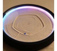 Mini Sand Painting Robot, Automatic Sand Painting Robot with Led Ambient Light and Diy Pattern, Decompression Desktop Ornaments, for Home Office Relaxation Decor