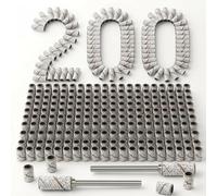 Mini Sanding Bands for Nail Drill: Precision 200Pcs 180 Grit Small Sanding Bands with 2 Mandrels, Perfect for Acrylic/Gel Removal & Cuticle Shaping, Durable & Easy to Change,Fit 99% of Machines(Zebra)