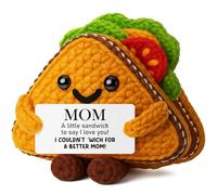 Mini Sandwich Birthday Gifts for Mom from Daughter Son, Gifts for Moms Who Has Everything, New Mother Idea, Funny Handmade Crochet for New Bonus Moms Mama Mommy Stepmom Mother in Law