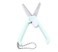Mini Scissors Travel - 7.1x5.3x1cm Folding Scissorss, Telescopic Scissors Compact Kitchen Tool | Pocket Travel with Keyring | for Men Boys Girls Youth Teens Wife Husband Son Daughter Family Friends