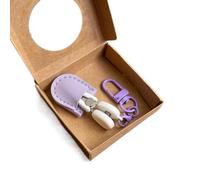 Mini Scissors with Protective Cover Sewing Small Scissor for Crochet Enthusiasts DIY Craft Sewing Accessories(Purple)