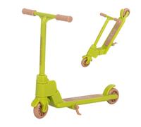Mini Scooter Toy,Two Wheel Foldable Fun Desk Gadget,Fingertip Scooter - for Kids Hand Exercise Entertainment Party School Travel