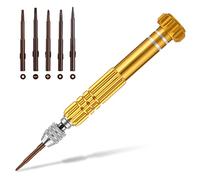 Mini Screwdriver Set, 5-in-1 Multifunctional Screwdriver Slotted and Phillips Professional Precision Glasses Repair Tiny Screwdriver Set for Eyeglass Sunglass Watch Jewelry Computer Repair Tool Kit