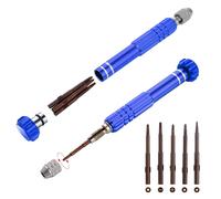 Mini Screwdriver Set, 5-In-1 Multifunctional Slotted for Eyeglass, Sunglass, Watch, Computer Repair Tool Kit