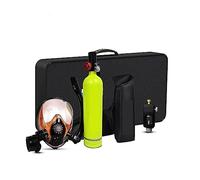 Mini Scuba Tank 1L Portable Rebreather, Large-capacity Diving Oxygen Cylinder Respirator Supports 5-10 Minutes Of Underwater Breathing, Diving Equipment(Groen)