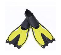 Mini Scuba Tank Swimming Fins Adult Snorkeling Foot Flippers KIDS Diving Fins Beginner Swimming Equipment Portable Adult And Kids Diving Flippers(Black yellow,XS)