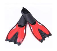 Mini Scuba Tank Swimming Fins Adult Snorkeling Foot Flippers KIDS Diving Fins Beginner Swimming Equipment Portable Adult And Kids Diving Flippers(Black red,XS)
