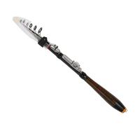 Mini Sea Fishing Rod Telescopic Carbon 1.5 Meter Lightweight | Easy to Clean Surface, High Strength Build, Anti Slip Grip, Portable Gear for Freshwater Outdoors