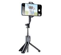 Mini Selfie Stick - Extendable Phone Mount, Handheld Camera Pole | Phone Extension Stick with Wireless Remote Control, Telescopic Selfie Rod and -Portrait Stick for Outdoor, Hiking, Travelling