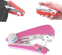 Mini Sewer Handheld Sewing Machine,Manual Sewing Machine,Portable Stapler Mini Sewer Machine Hand Stitcher Sewing Machine Handy Needlework Tool For DIY Crafts Home Travel (Purple)