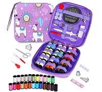 Mini Sewing Kits, Needle and Thread Kit with Basic Sewing Supplies and Accessories, Travel Portable Sewing Kit for Emergency Repairs, Home, Hand Sewing Set for Beginners,Adults (Alpaca)