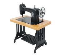 Mini Sewing Machine - 1:24 Scale Vintage Furniture, Playhouse Miniature Device, Pretend Play Accessory | Educational Toy Creative For Preschoolers Pupils Hobby, Workshop Craft Room, Recreation