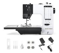 Mini Sewing Machine by Astrowinter (Extension Table included), Small Portable Sewing Machine, Adult Mending Machine with 38 Built-In Stitches, Reverse Sewing and LED Light AW-056-A8
